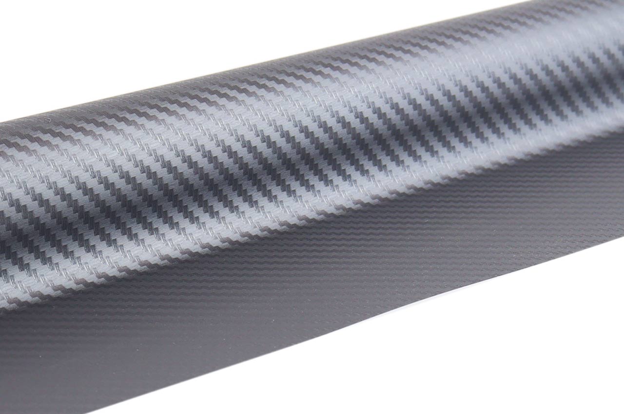 Folia karbonowa carbon 3D grafitowa 30cm x 150cm — ujęcie 2