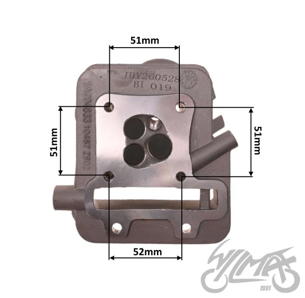 Głowica cylindra do Piaggio Vespa 50CC 4T — ujęcie 2