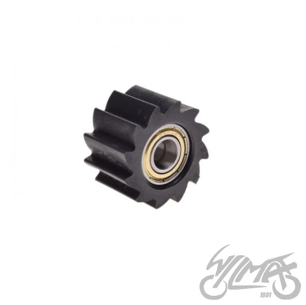 Rolka prowadząca łańcucha 38 mm — otwór 10 mm, czarna, AW56771 — ujęcie 1