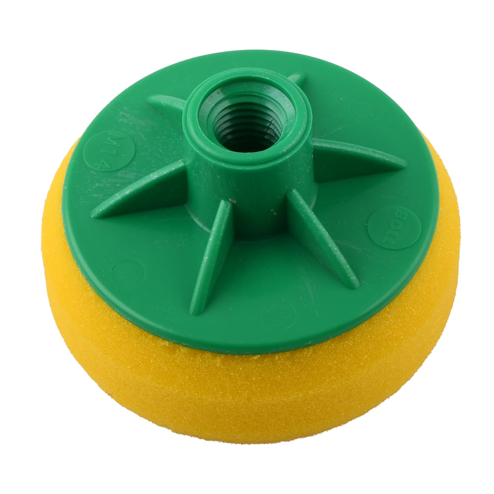 BOLL gąbka polerska mini 80 mm żółta średnio miękka gwint M14 — ujęcie 2