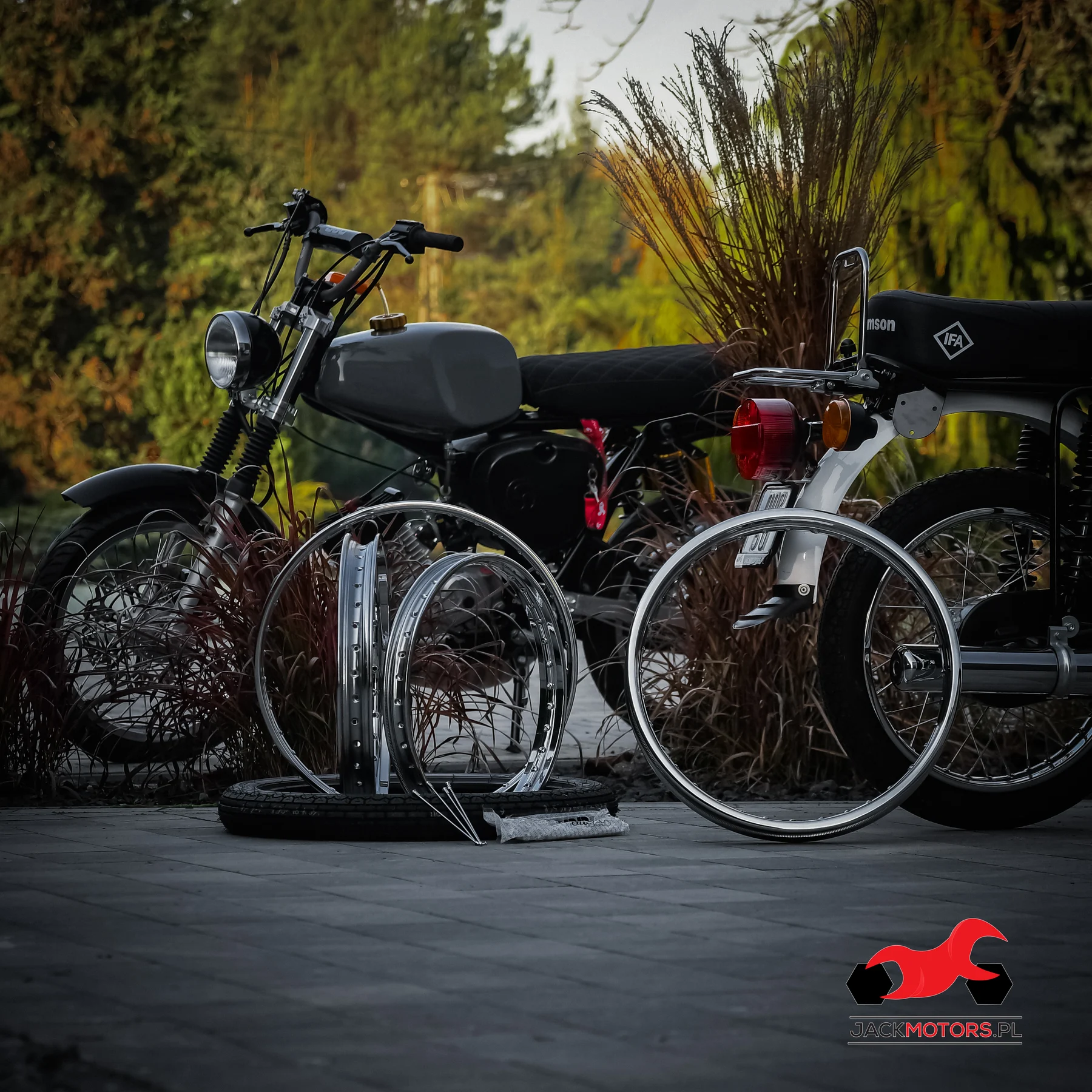 Obręcz koła Romet Komar 19" stalowa chrom zaplot ORG DPR Classic — ujęcie 4