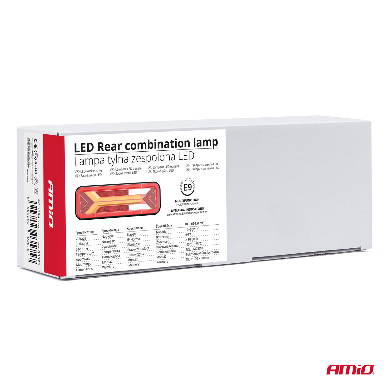 Lampa tylna zespolona LED RCL-09-L dynamiczna lewa — ujęcie 7