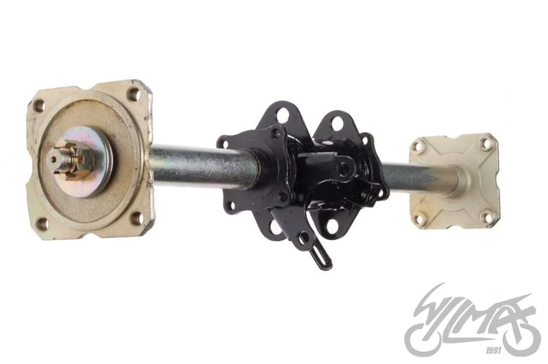 Oś tylna do ATV — 650 mm — z piastami, bez zębatki i tarczy — ujęcie 4