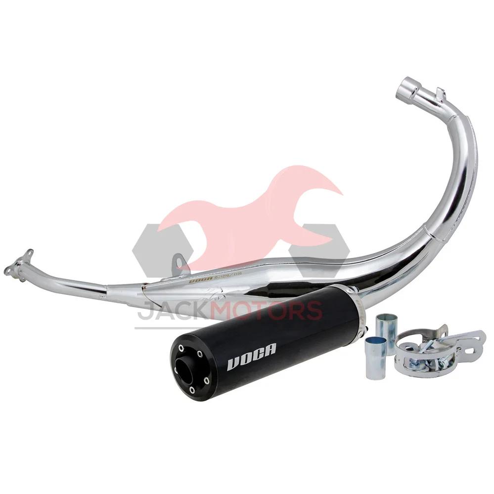 Wydech VOCA chromed racing Black Minarelli AM6 — ujęcie 1