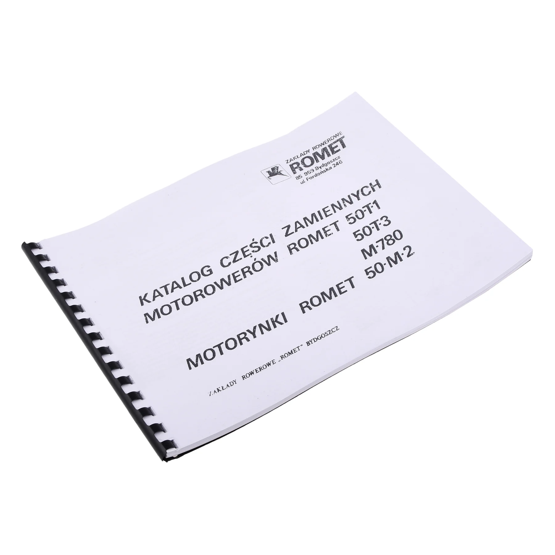 Katalog części Romet 50T PL — ujęcie 1