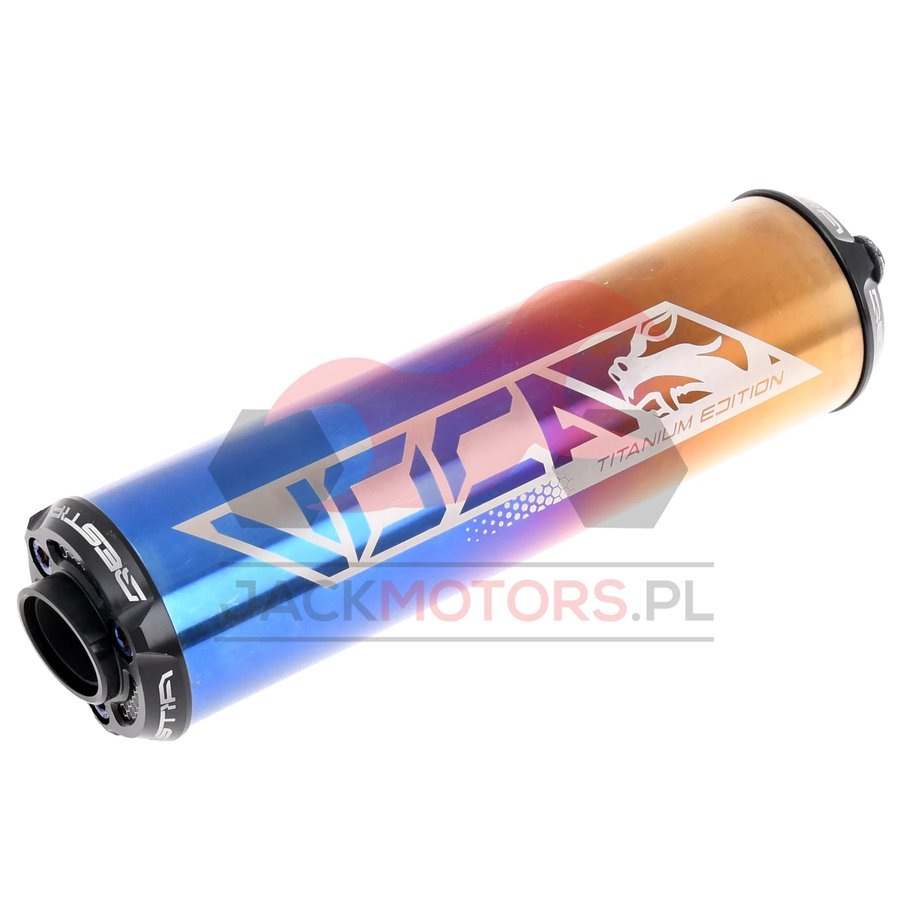Końcówka wydechu VOCA Evo bestia style titanium połysk — ujęcie 1