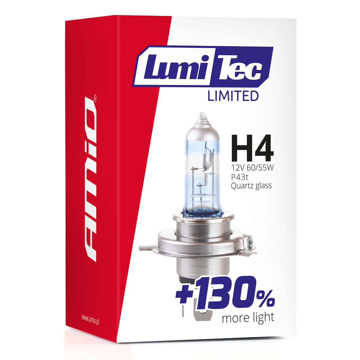 Żarówka halogenowa H4 12 V 60/55W LumiTec LIMITED +130% — ujęcie 5