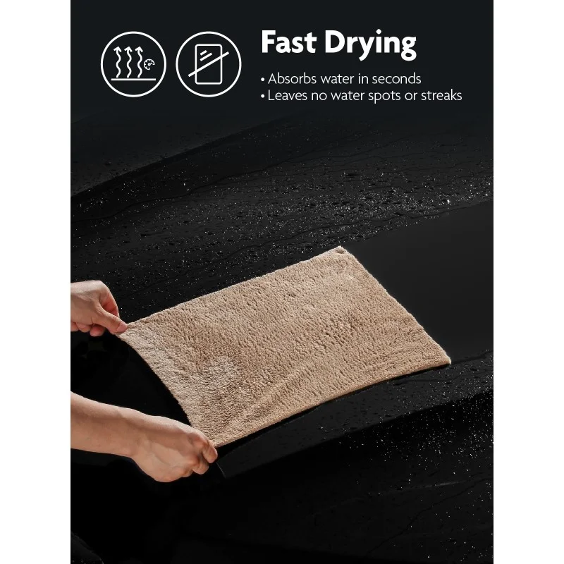 Ręcznik Coral Fleece FANTASTICLEAN 35x35cm 20szt 230g/m2 Beżowy — ujęcie 4