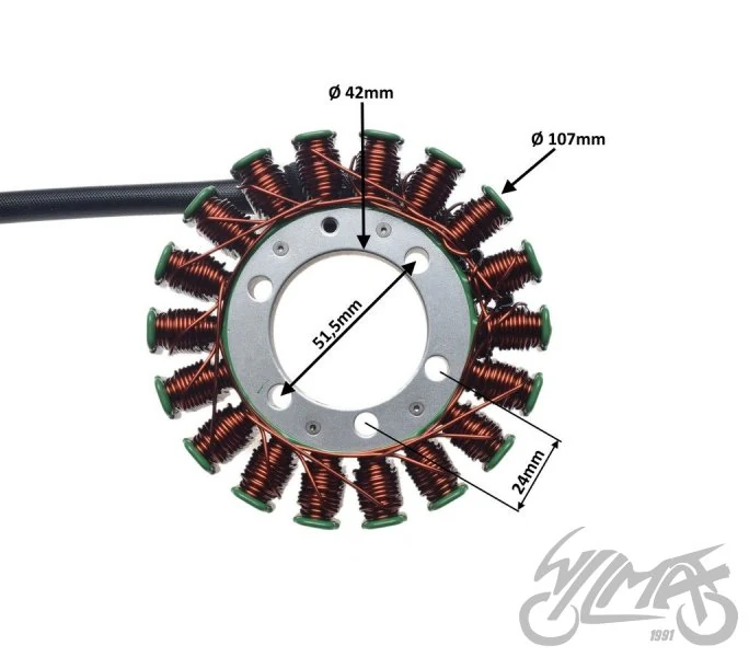 STATOR18 cewek do Hondy CB600 CBR600 f 91-06 — ujęcie 2