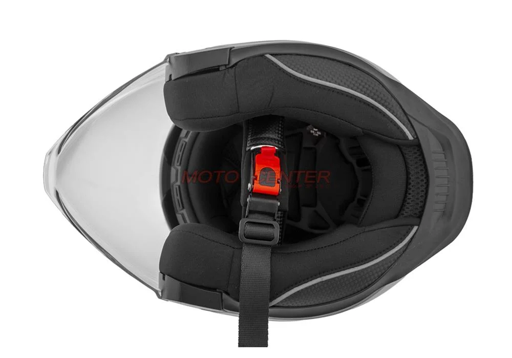 Kask motocyklowy otwarty z blendą BLEXX OF-835 grey mat XS Homologacja ECE R22.06 — ujęcie 6