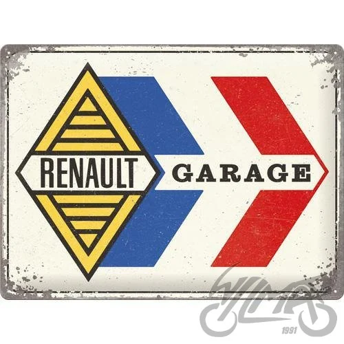 Tablica plakat 30 × 40 renault garage 23376