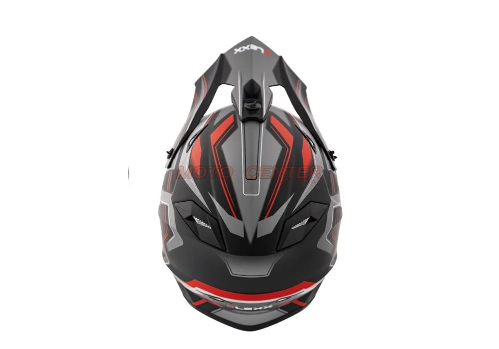 Kask crossowy BLEXX YS-217 czarny mat/grafit/czerwony M Homologacja ECE R22.06 — ujęcie 7