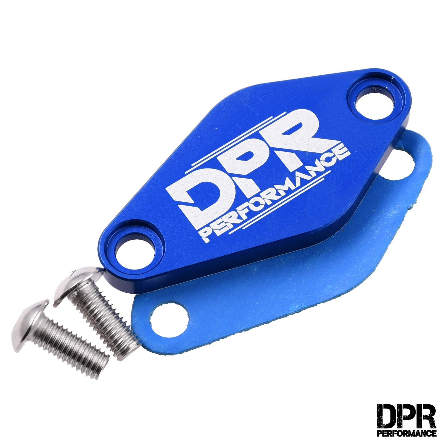 Zaślepka dozownika oleju niebieska DPR Performance Minarelli AM6 / Derbi D50B0 EBS050 — ujęcie 1