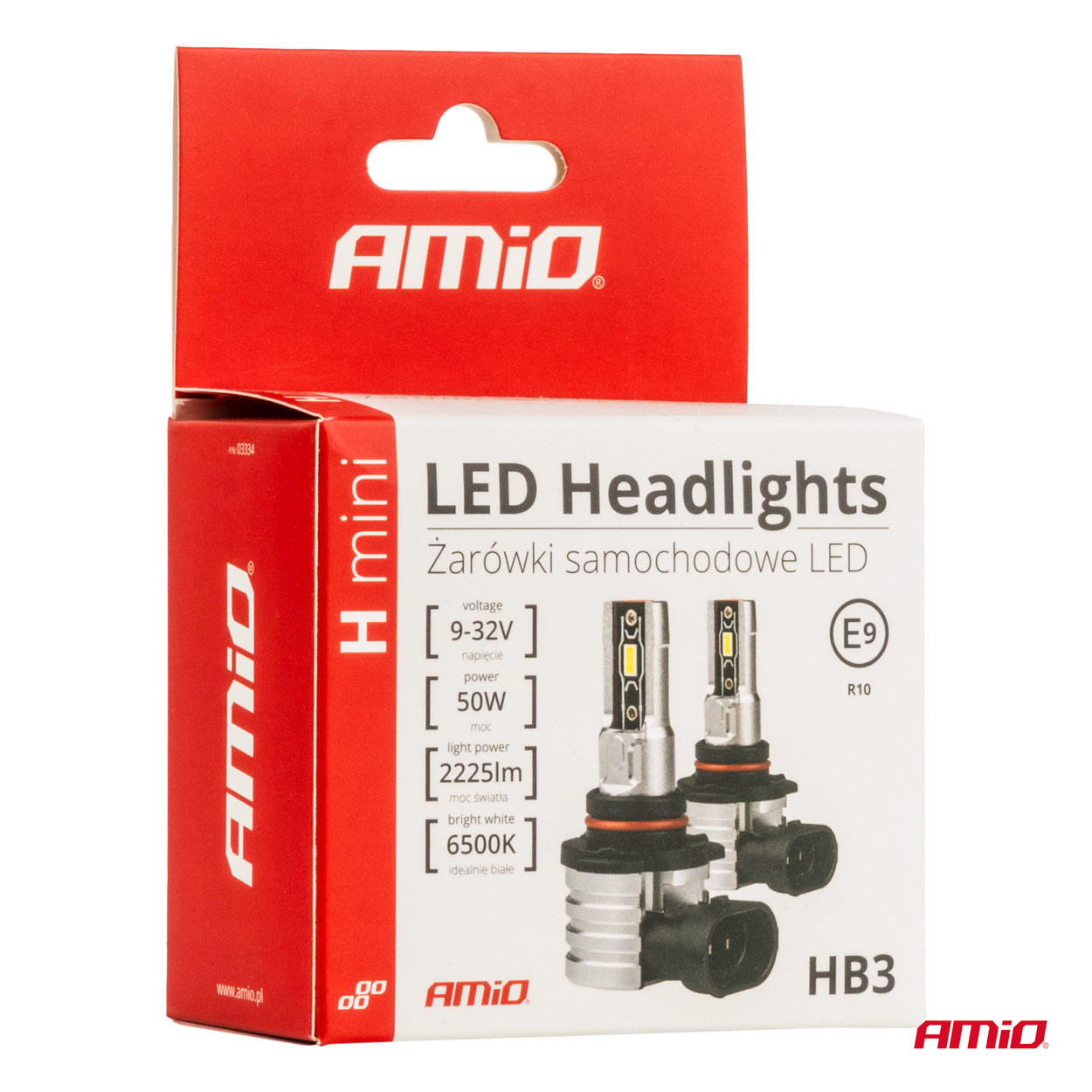 Żarówki samochodowe LED seria H-mini HB3 9005/HIR1 9011/H10 6500K Canbus — ujęcie 5