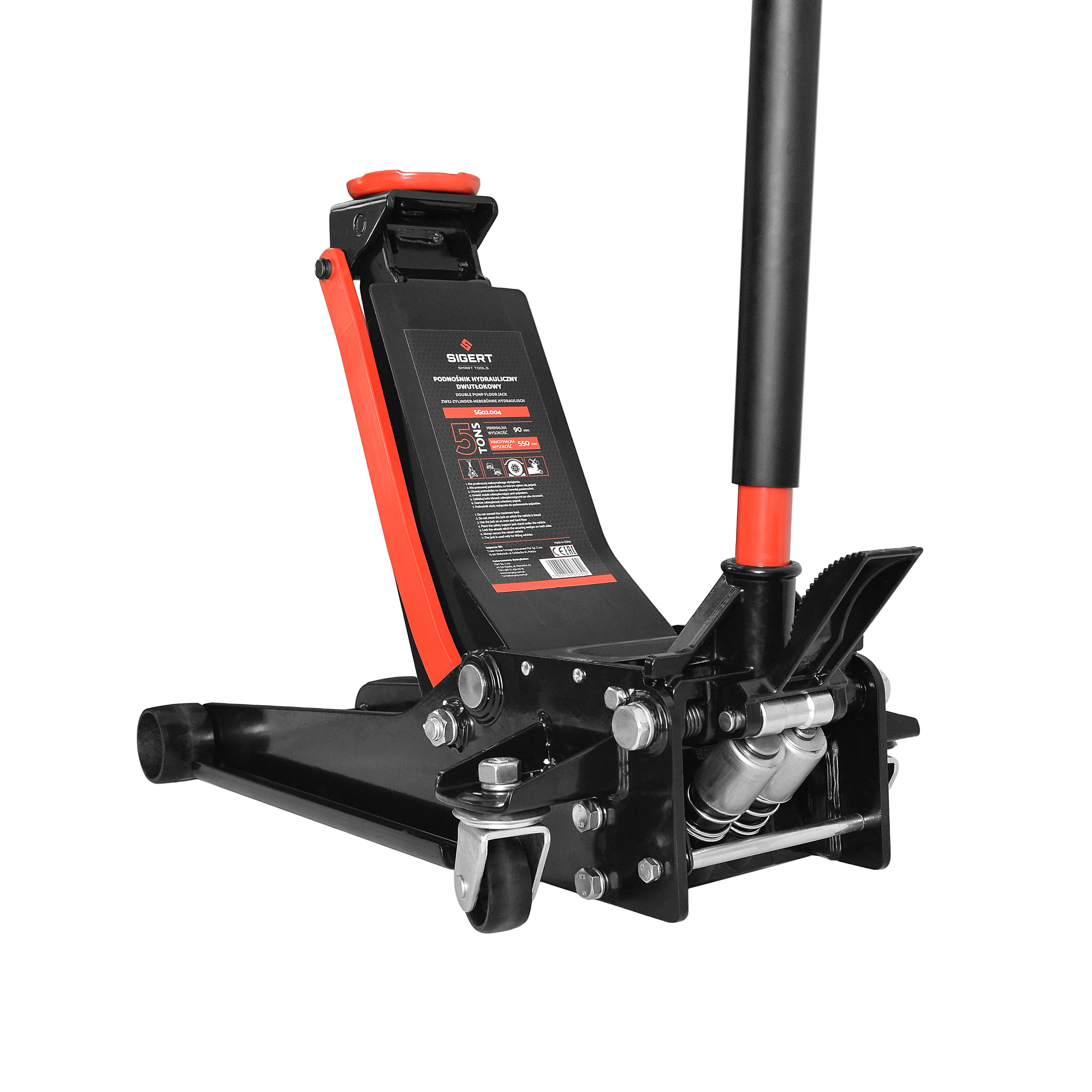 Podnośnik typu żaba 5T 90-550 mm SIGERT SG02.004 — ujęcie 7