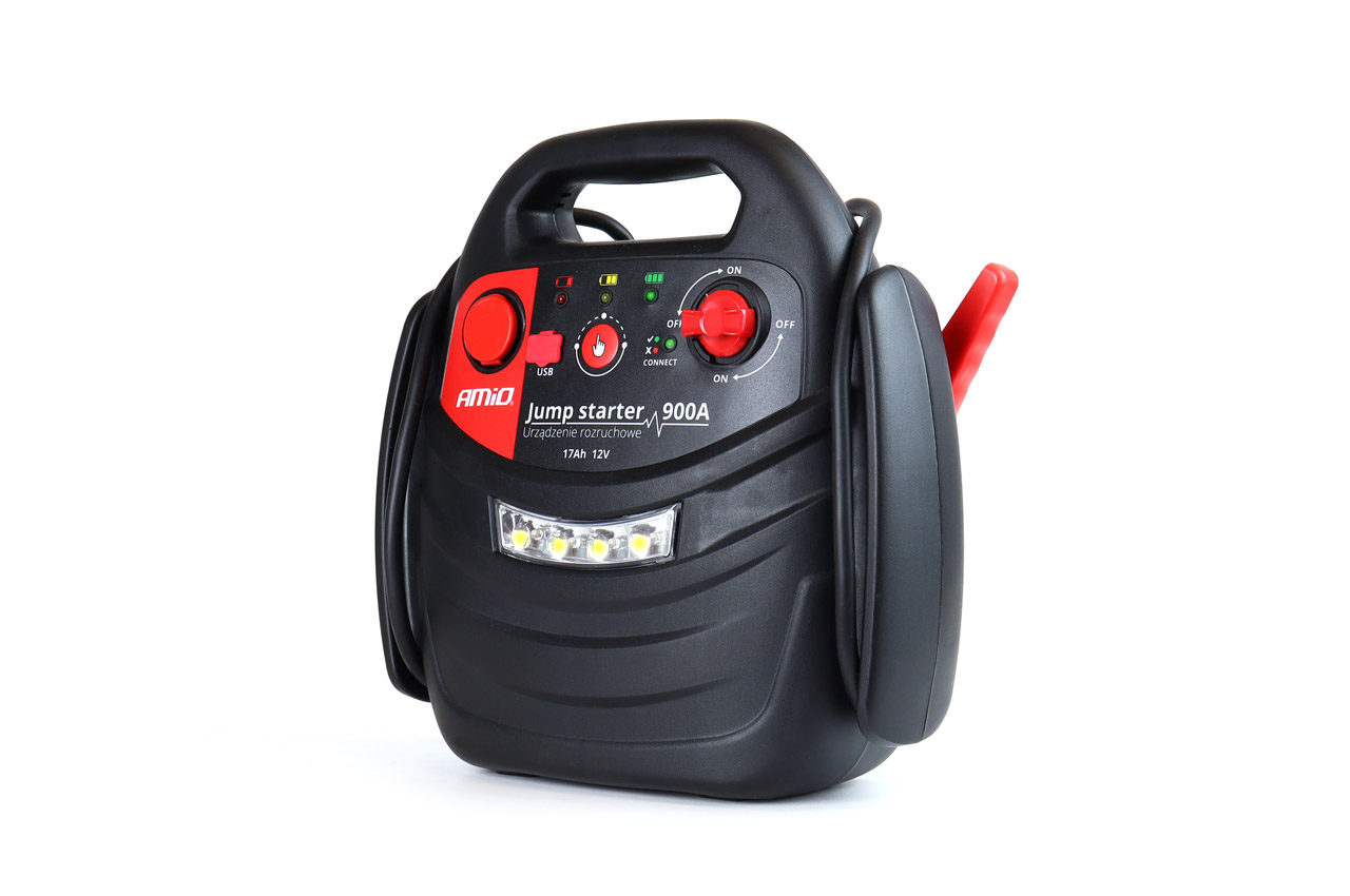 Urządzenie rozruchowe jump starter booster 4w1 12 V AMIO-02523 — ujęcie 3