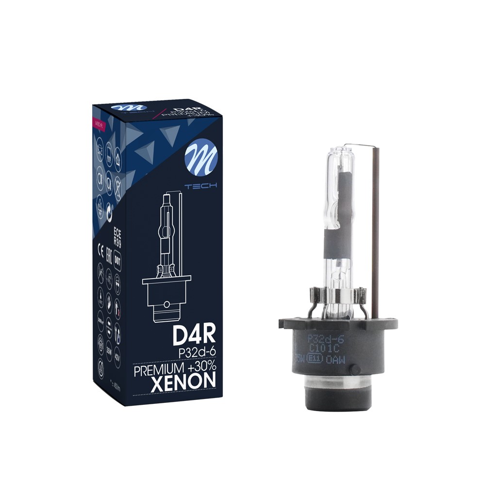 Żarówka xenon D4R 35 W 4300K/Premium +30% M-Tech ZMD4R43 — ujęcie 4