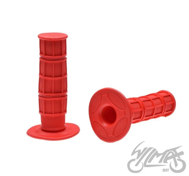 Chwyty kierownicy Enduro 22/24,5 mm — czerwone, para AW56812R — ujęcie 1