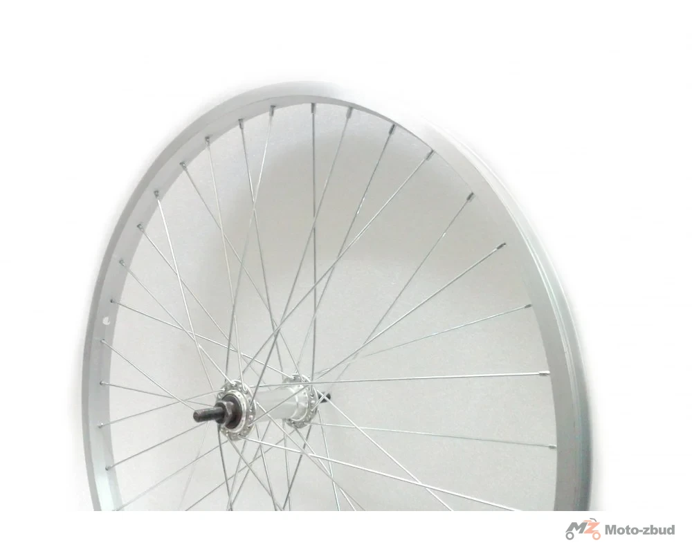 Koło przednie 26" atb aluminium/aluminium