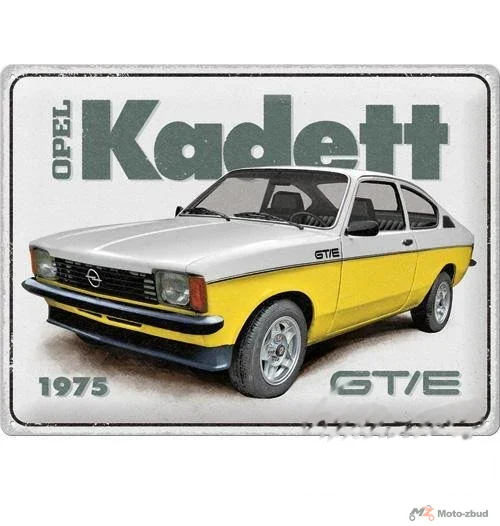 Tablica plakat 30 × 40 Opel kadett gt/e 23377