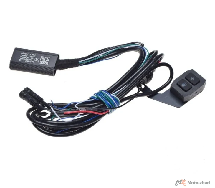 Zestaw biało-żółtych lamp przeciwmgielnych LED z bezprzewodowym włącznikiem — AW2495B — ujęcie 2