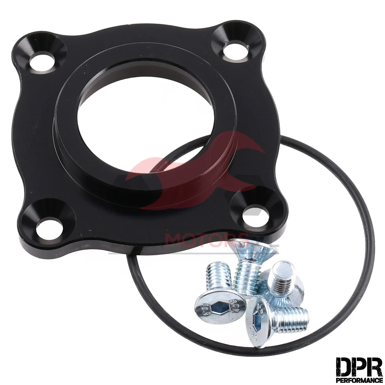 Blacha simeringu zębatki zdawczej Simson czarna aluminium CNC racing DPR Performance — ujęcie 1