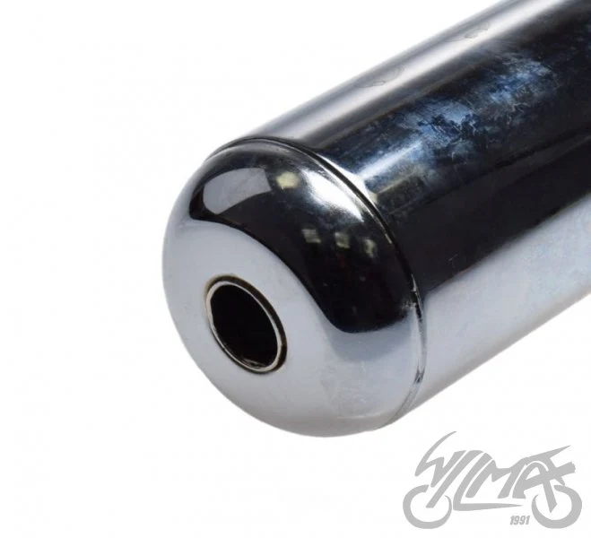 Tłumik Simson S51 chrom z obejmą Tajwan — ujęcie 2