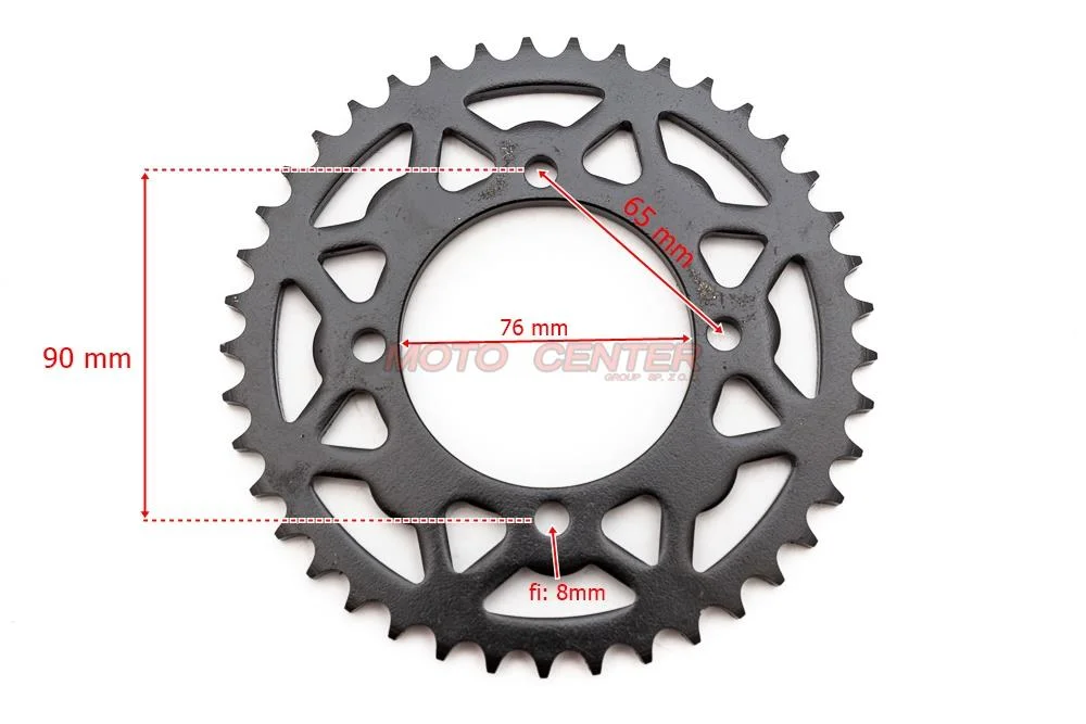 Zębatka tył 428 41Z 76 mm Cross 125 cm³ — ujęcie 2