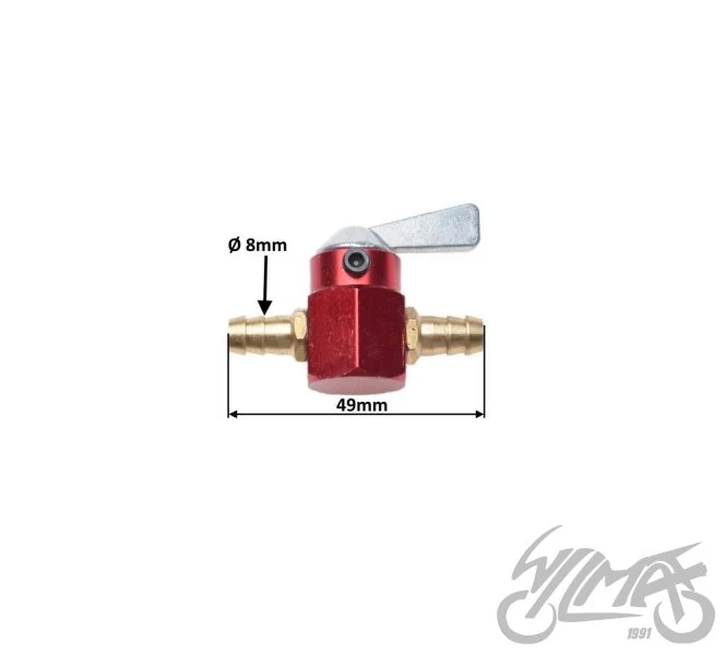 Kranik paliwa 8 mm — dobór według przyłącza — ujęcie 2