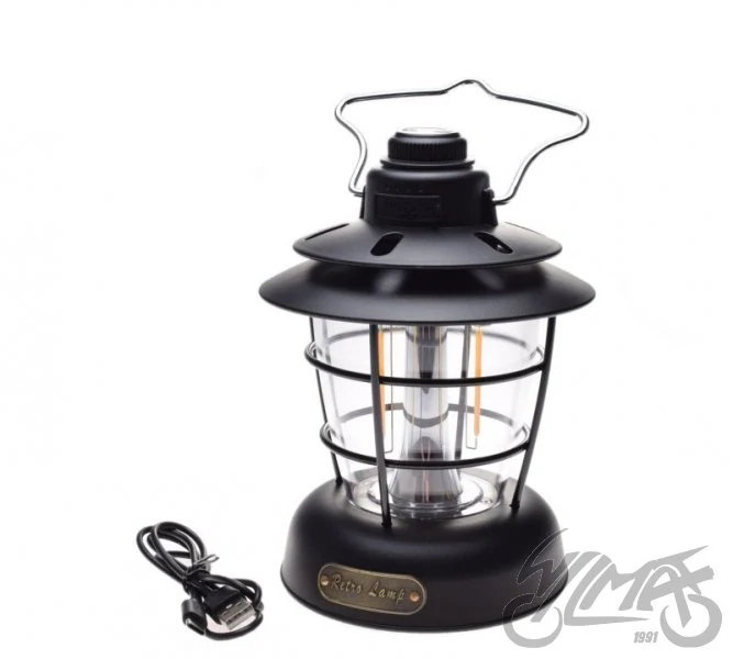 Lampa retro camping power bank — ujęcie 1