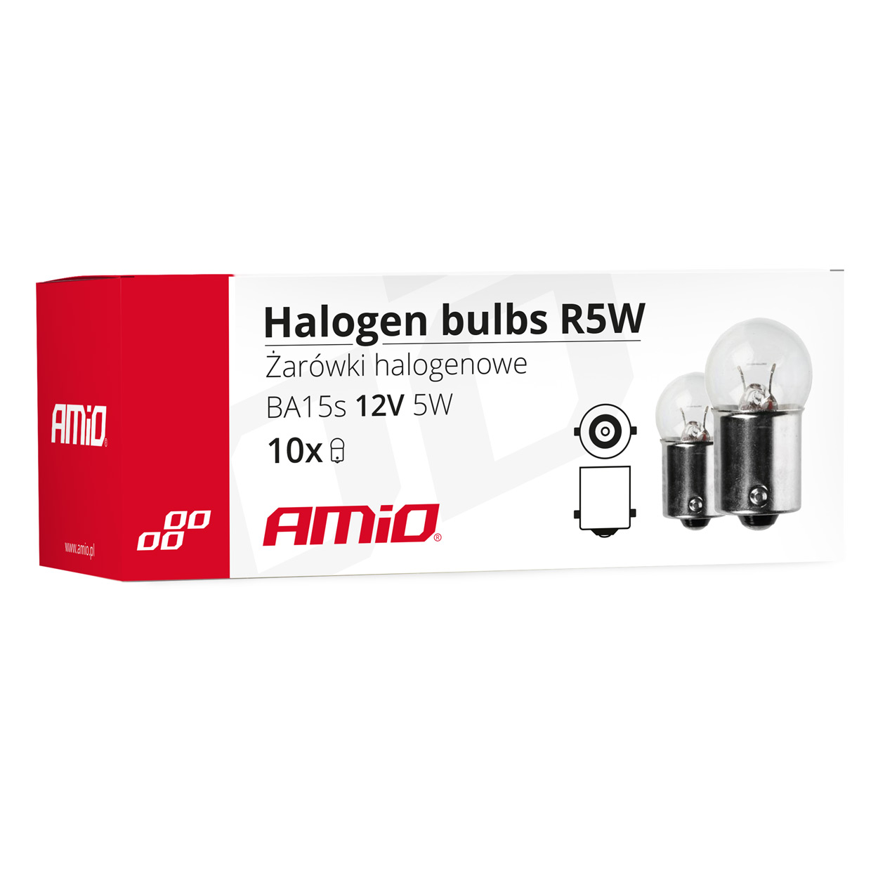 Żarówki halogenowe R5W BA15s 12 V 5 W 10 szt. — ujęcie 3