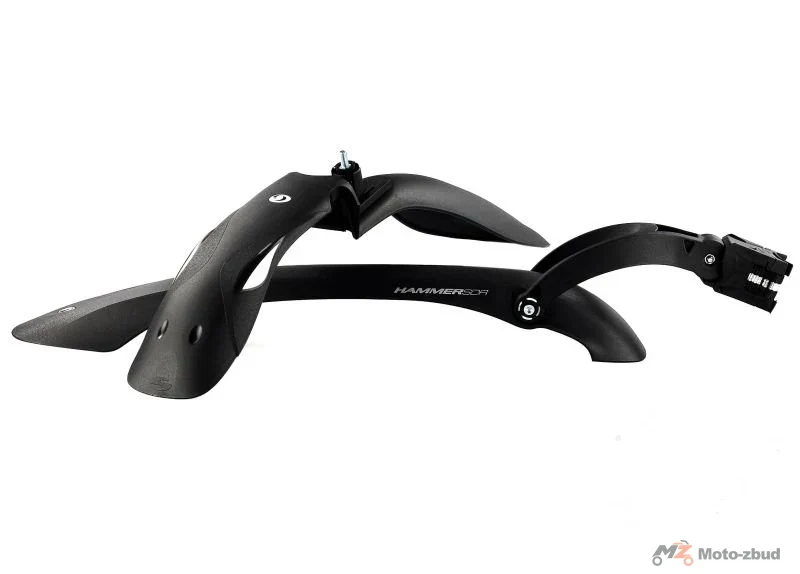 Błotnik rowerowy plastik 24/29 hammer 2 czar/biał