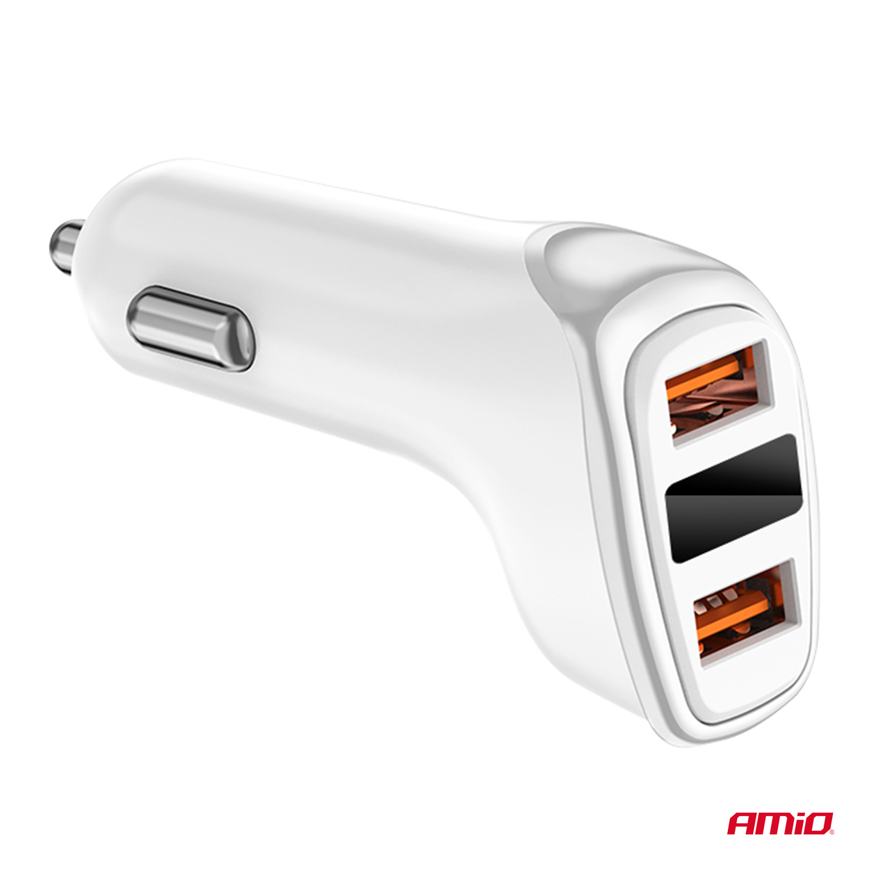 Ładowarka samochodowa 2x USB-A + woltomierz 3.1A — ujęcie 4