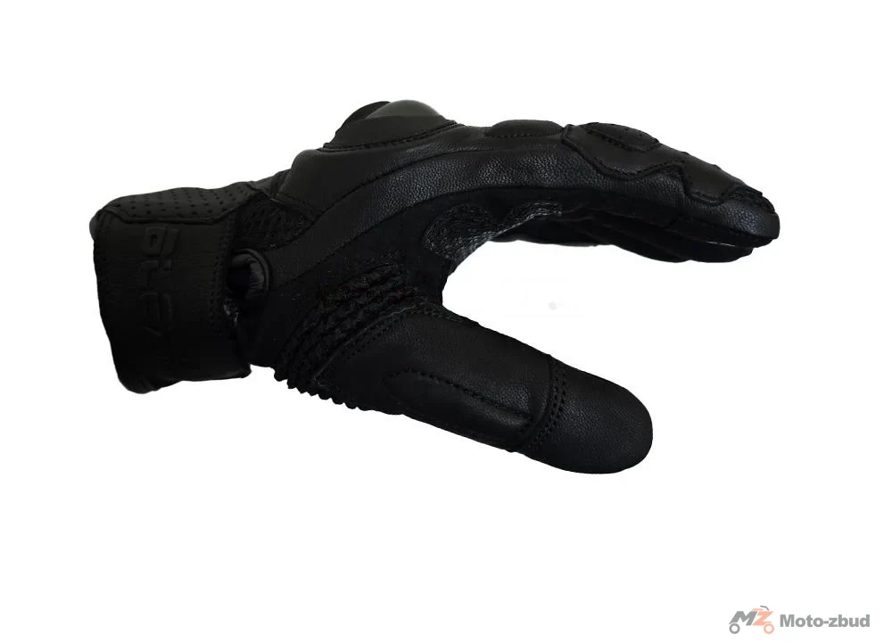 Rękawice tekstylno-skórzane krótkie BLEXX EG-2525 czarne XL — ujęcie 3