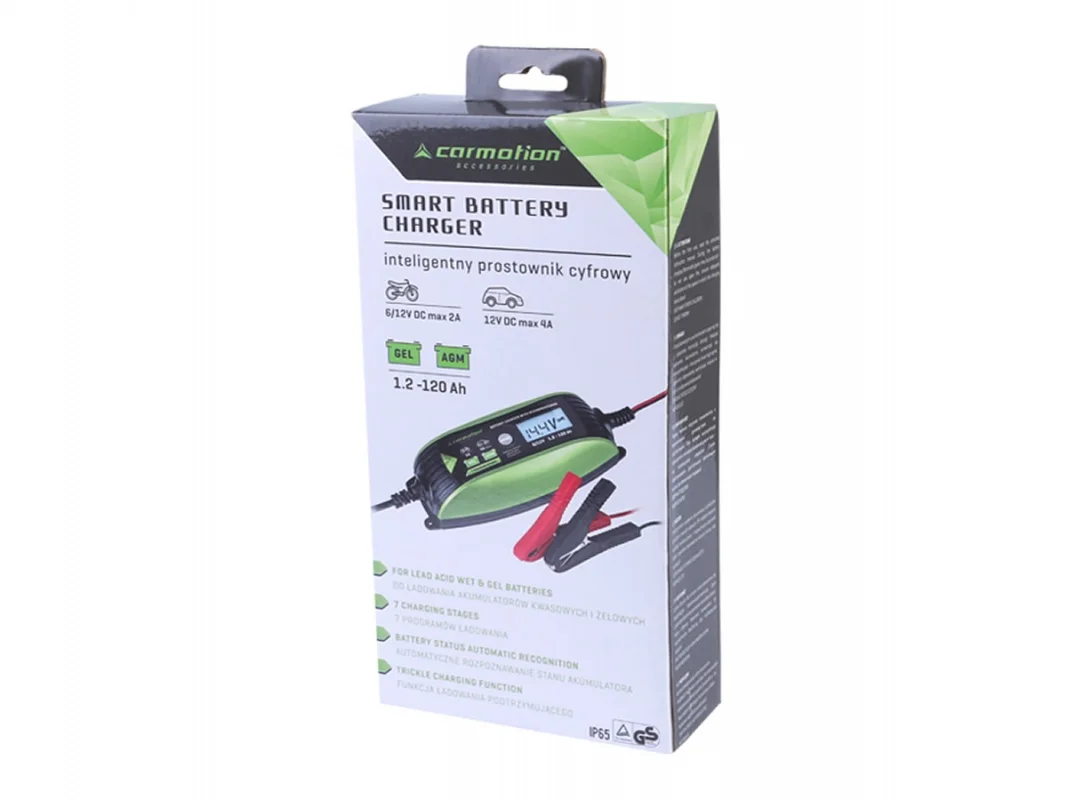 Prostownik samochodowy / ładowarka impulsowa (cyfrowa) 6V/12V — ujęcie 2