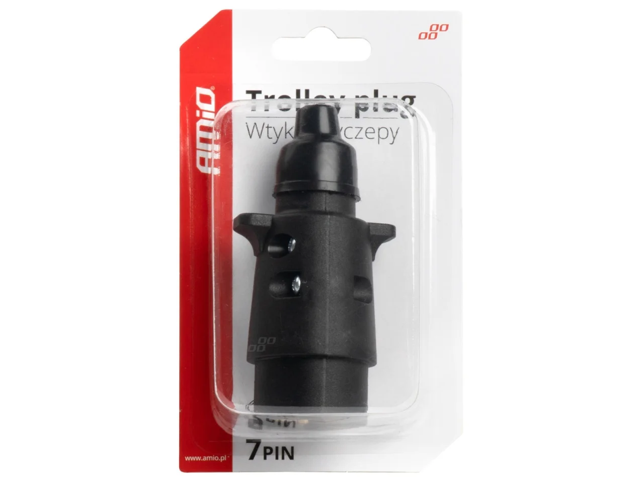 Wtyk wtyczka przyczepy plastikowa 7 PIN — ujęcie 2