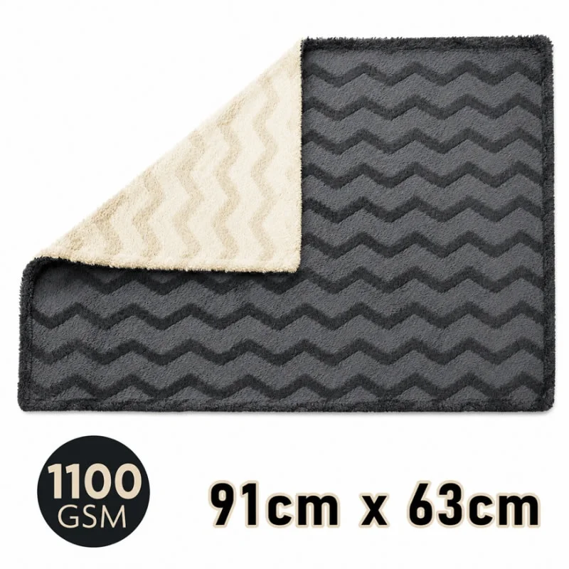 Ręcznik FANTASTICLEAN 91x63 cm 1100gm2 Twisted Loop Coral Flece do osuszania — ujęcie 3