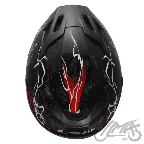 Kask LS2 FF807 dragon fc incubus white red S — ujęcie 4