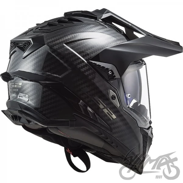 Kask LS2 MX701 C Explorer Solid Carbon — rozmiar XXL — ujęcie 2