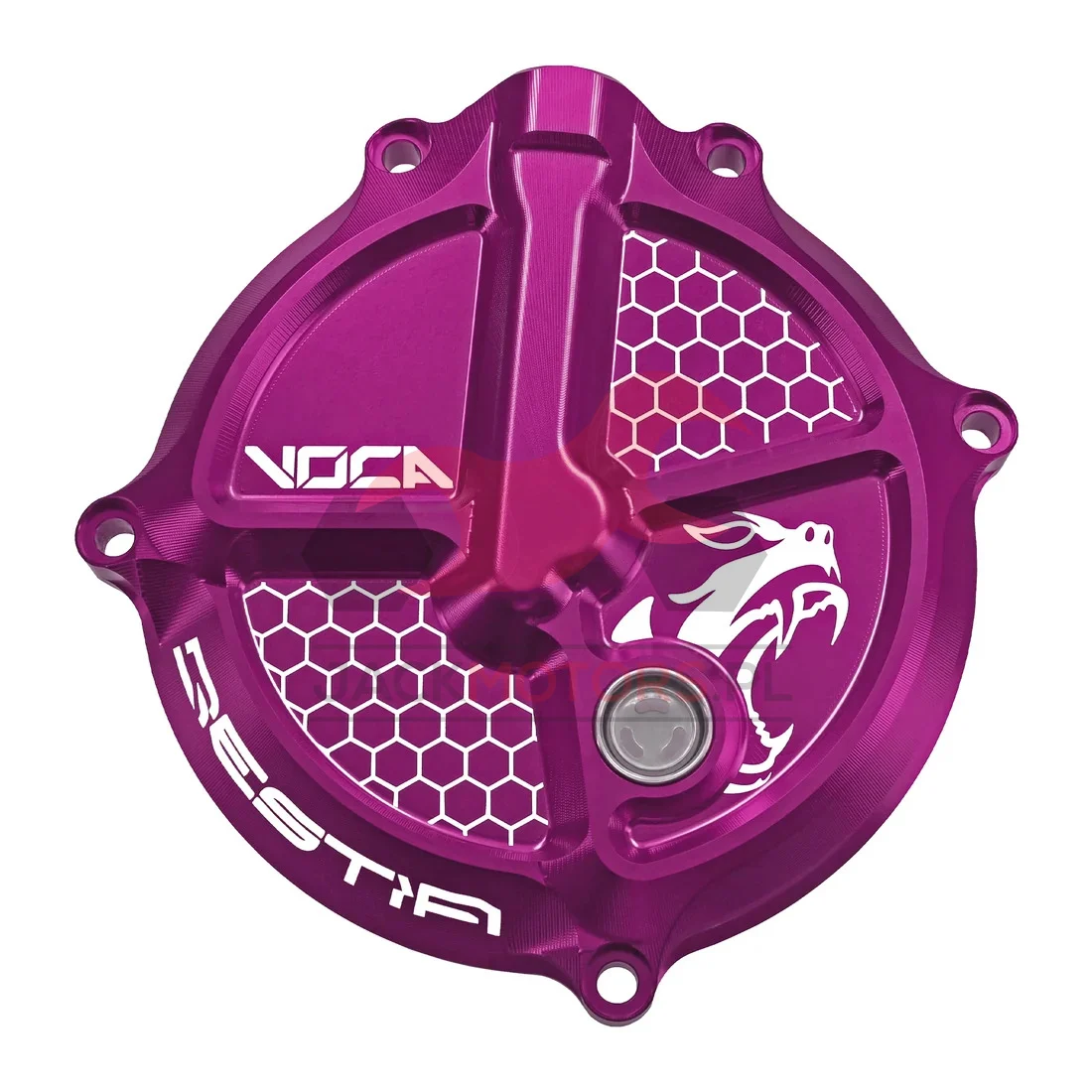 Dekielek pokrywy sprzęgła VOCA CNC Derbi D50B0 LC — fioletowy