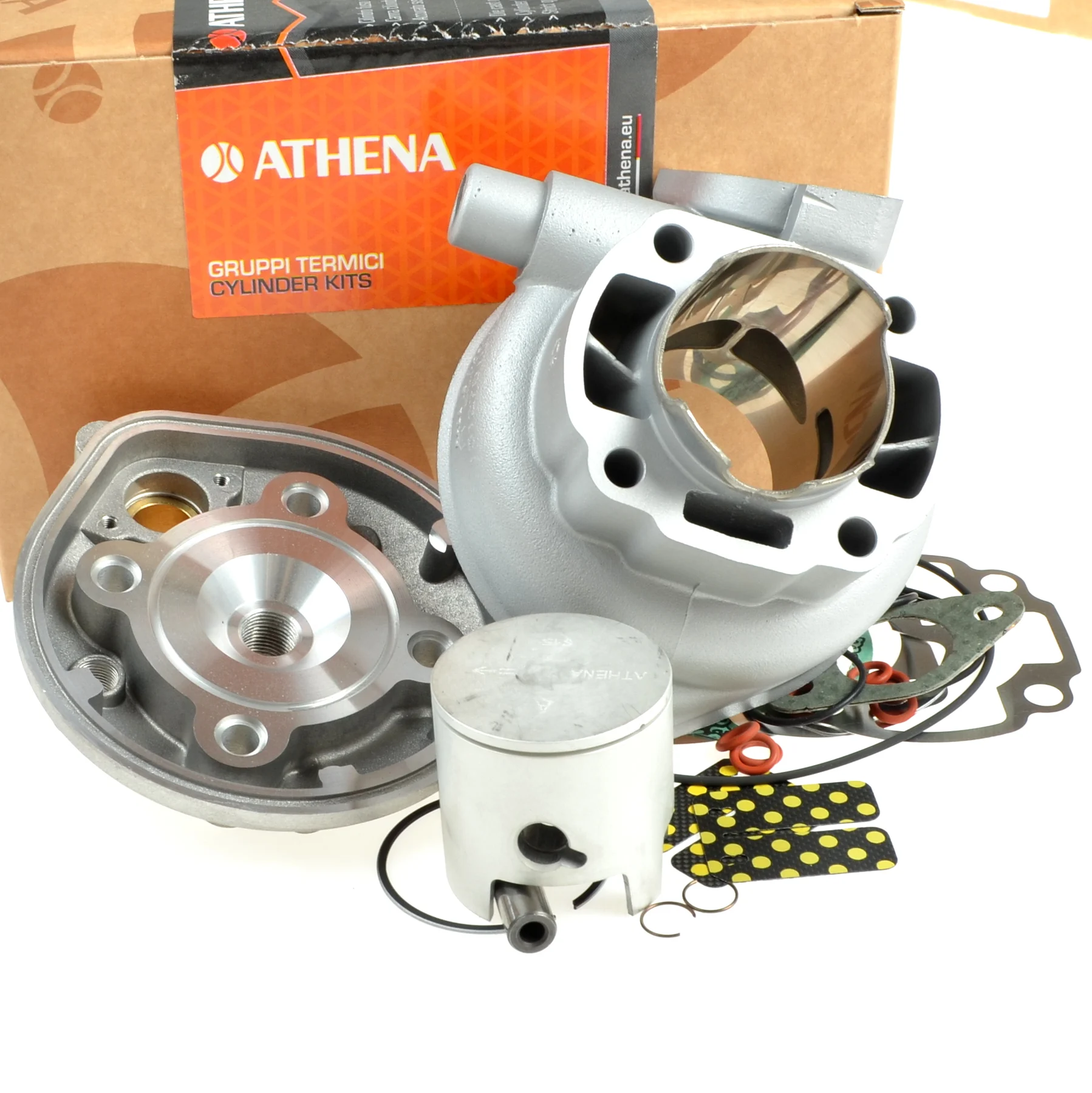 Cylinder Athena nicasil racing 70 cm³ Minarelli horizontal LC + głowica — ujęcie 2