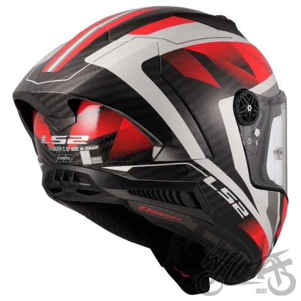 Kask LS2 FF805 Thunder gp Aero Raute WH.Red-06 — rozmiar M — ujęcie 4