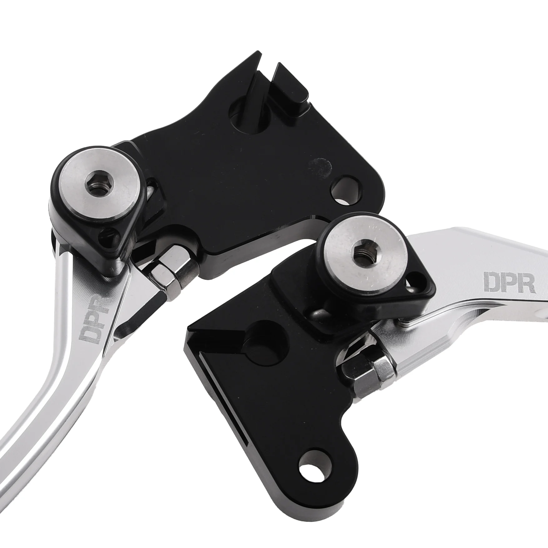 Dźwignia hamulca i sprzęgła Simson srebrna aluminium CNC anoda DPR Performance — ujęcie 4