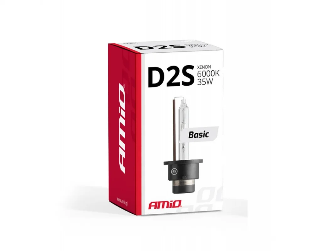 Żarnik Xenon D2S 6000K Amio GW 12m-cy — ujęcie 3