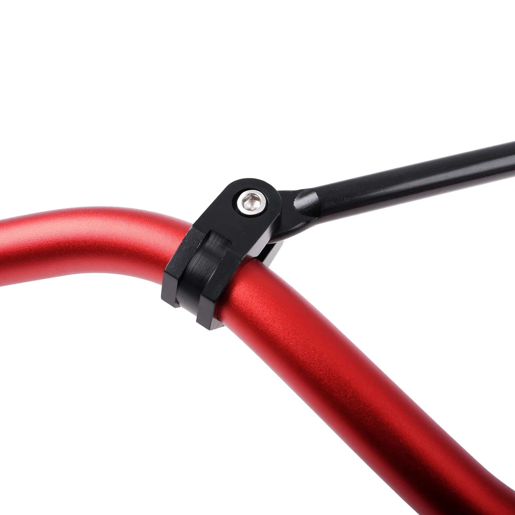 Kierownica Racing Force uniwersalna czerwona 22 mm — ujęcie 2