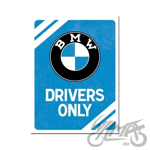 Magnes BMW drivers only blue 14369