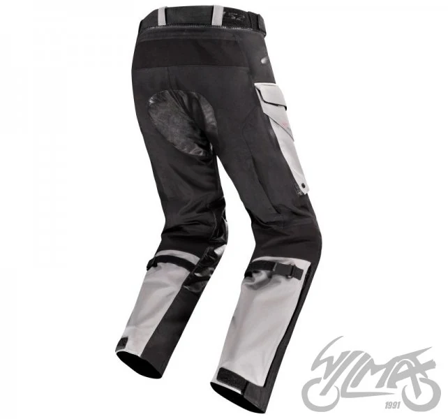 Spodnie motocyklowe LS2 Apollo męskie — czarny / ciemnoszary, wersja Comfort — rozmiar 3XL — ujęcie 2