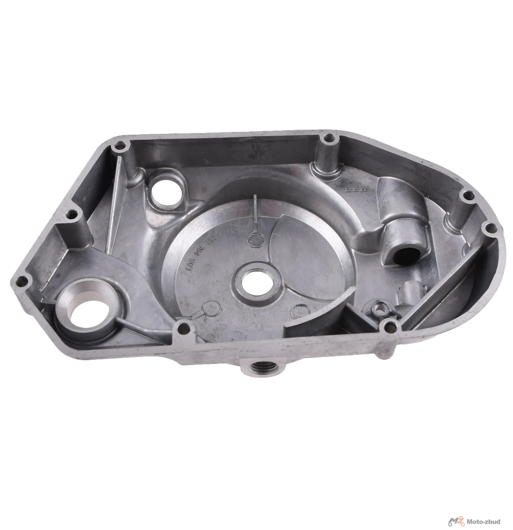Pokrywa silnika Simson S51 SR50 lewa obrotomierz ORG aluminium + zaślepki — ujęcie 2