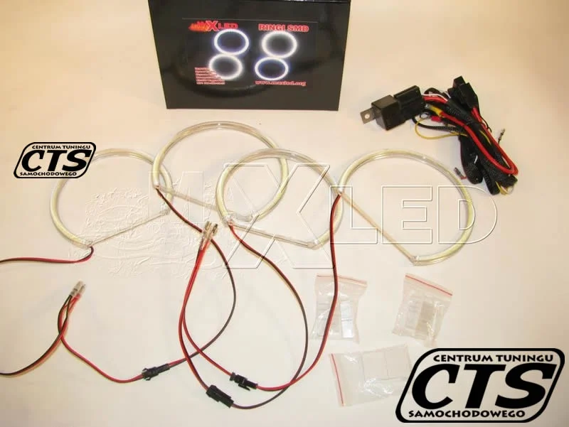 Ringi SMD II LED BMW E46 A+B NIESOCZEWKOWE MaxLed 4szt. — ujęcie 3