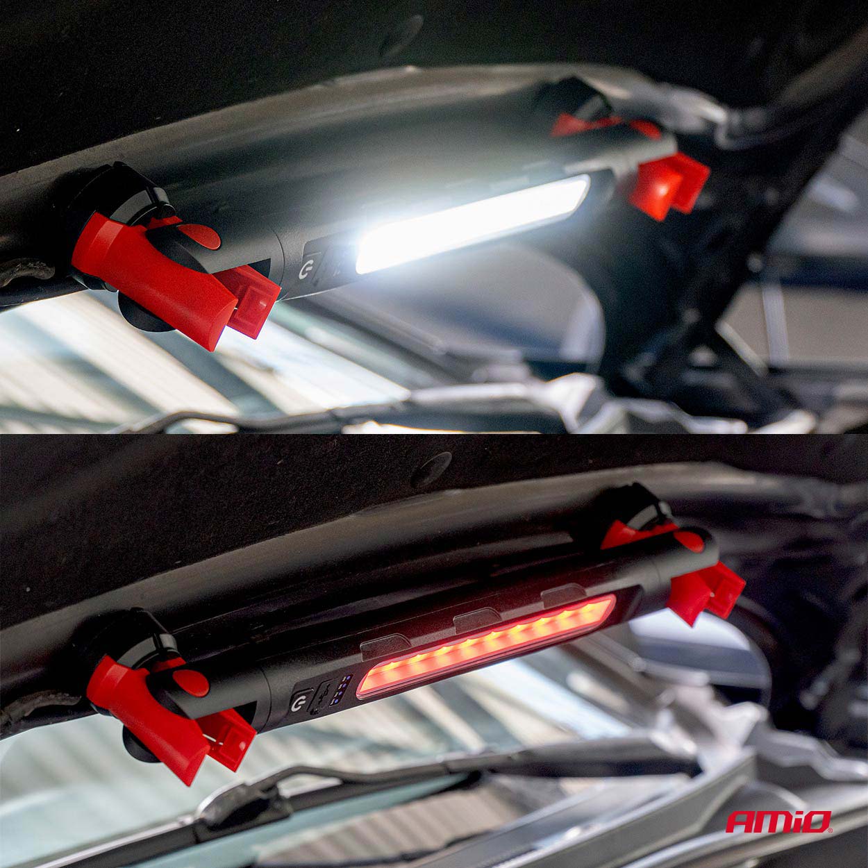 Lampa inspekcyjna LED z magnesem i zaciskiem 4000 mAh — ujęcie 2